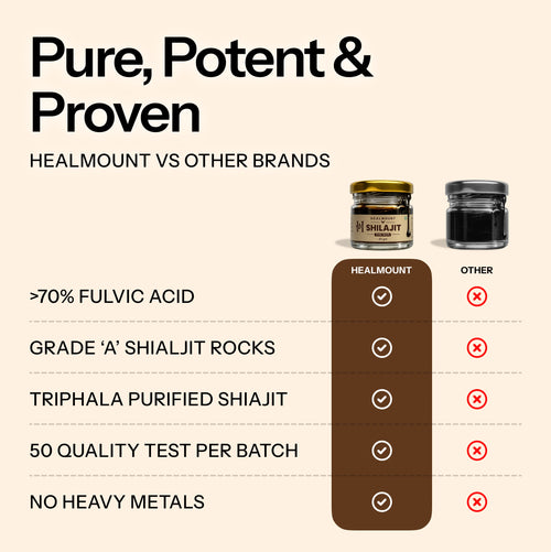 HealMount Pure Shilajit Resin
